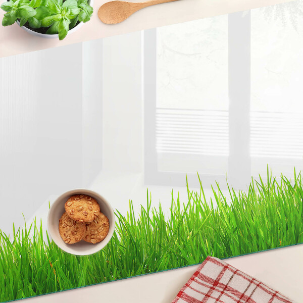 Glas schneidebrett Grünes Gras