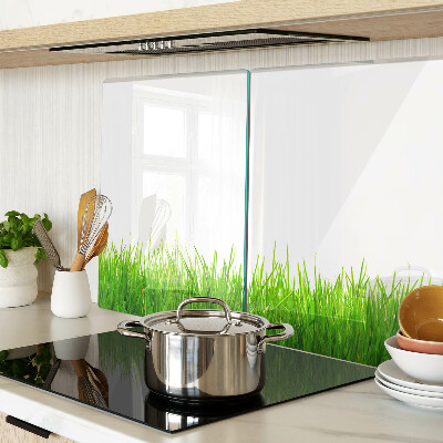 Glas schneidebrett Grünes Gras