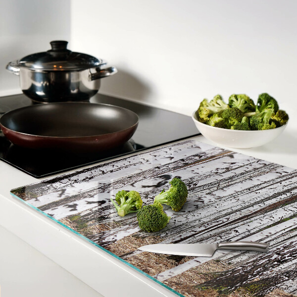 Schneidebrett Weiße Stämme von Birken