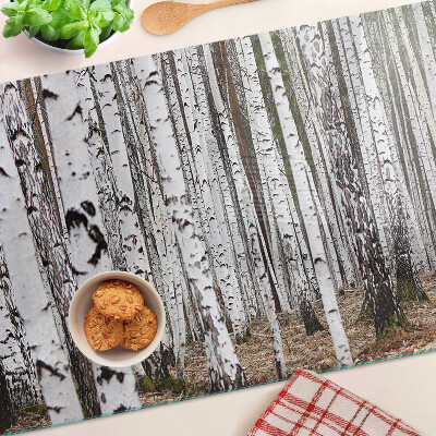Schneidebrett Weiße Stämme von Birken