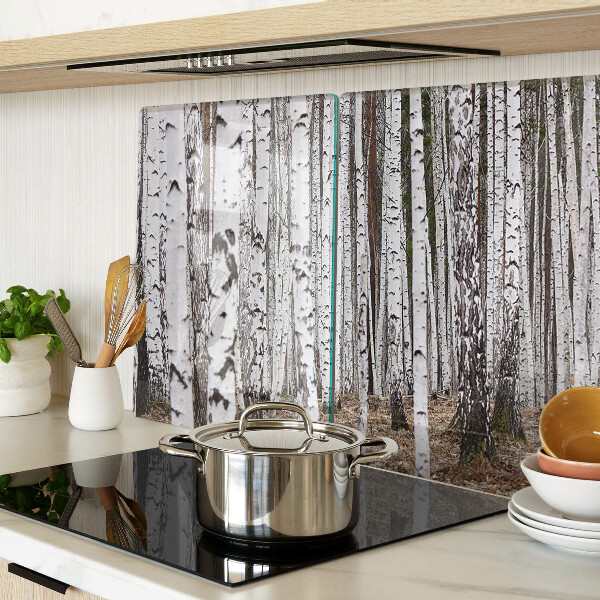 Schneidebrett Weiße Stämme von Birken