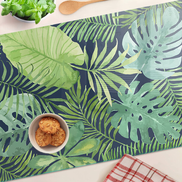 Schneidebrett glas Tropische Vegetation