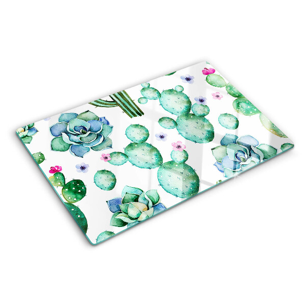 Schneidebrett Kakteen und Sukkulenten