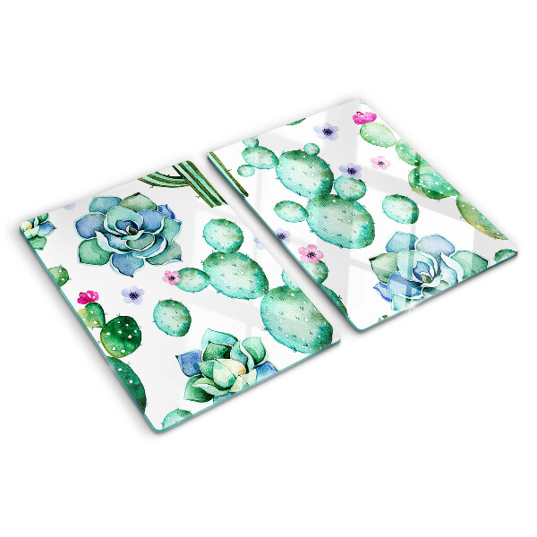 Schneidebrett Kakteen und Sukkulenten
