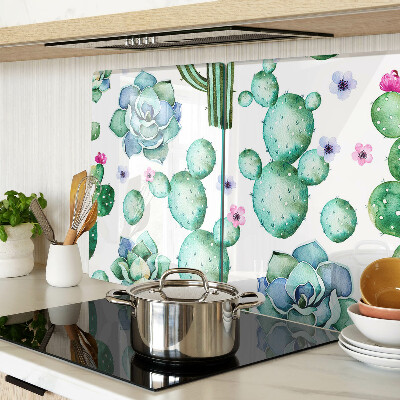 Schneidebrett Kakteen und Sukkulenten