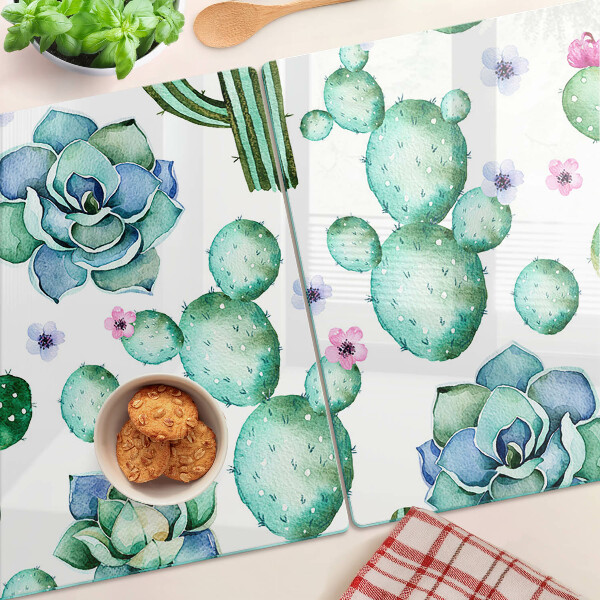 Schneidebrett Kakteen und Sukkulenten