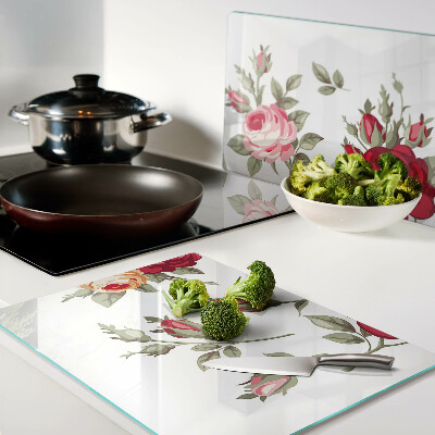 Schneidebrett Vintage-Rosen