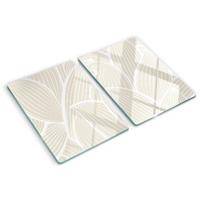 Schneidebrett Blätter in einem zarten Muster