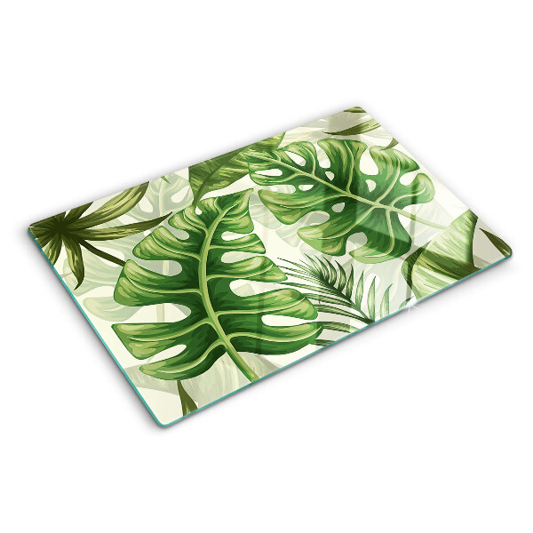 Schneidebrett Tropische Blätter