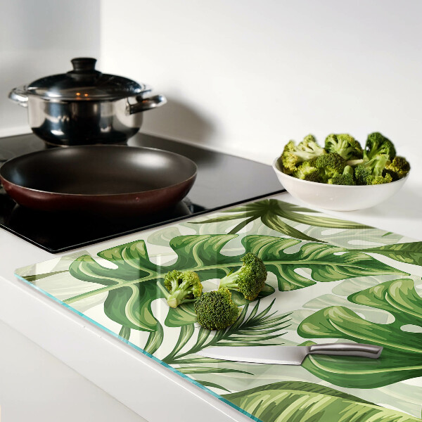 Schneidebrett Tropische Blätter