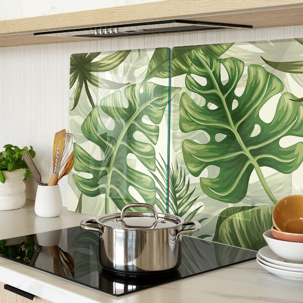 Schneidebrett Tropische Blätter