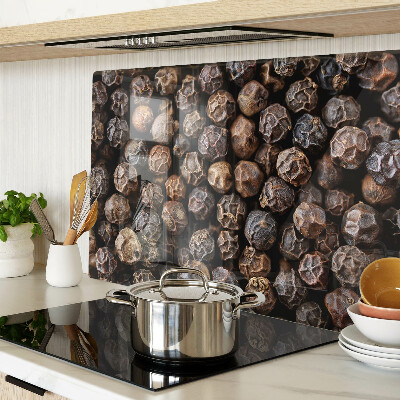 Glas schneidebrett Pfefferkörner