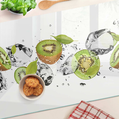 Schneidebrett Früchte im Eis