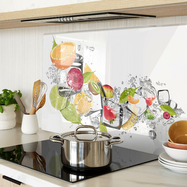 Glas-Schneidebrett mit Motiv 