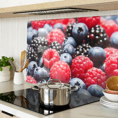 Glas schneidebrett Waldfrüchte