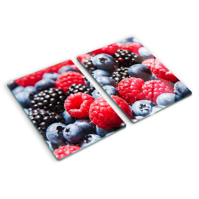 Glas schneidebrett Waldfrüchte