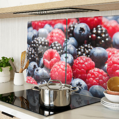 Glas schneidebrett Waldfrüchte