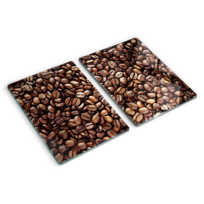 Schneidebrett Kaffeebohnen