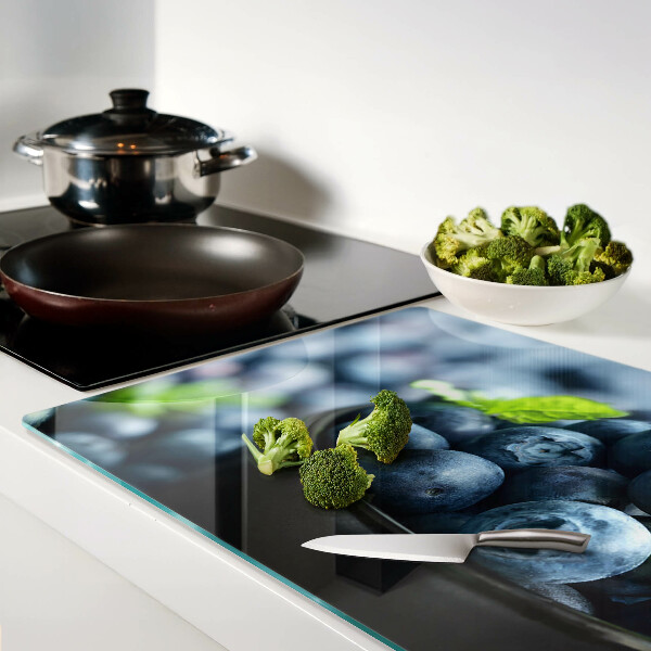 Schneidebrett glas Beeren in einer Schüssel