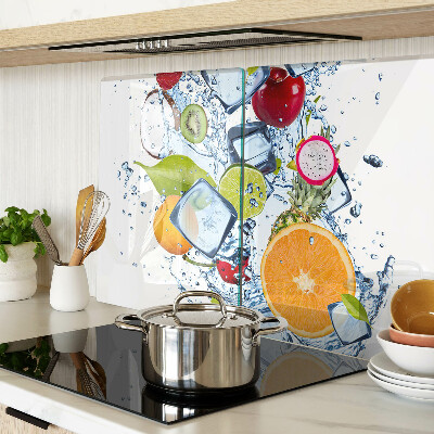 Schneidebrett Obst und Eis