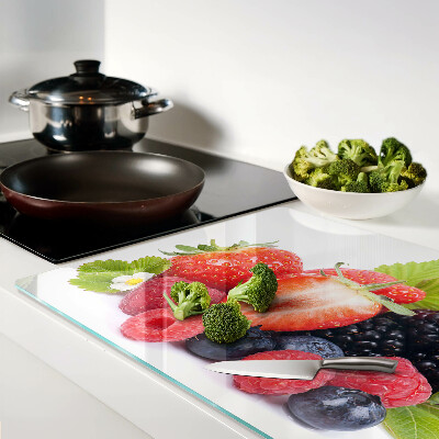 Schneidebrett Waldfrüchte