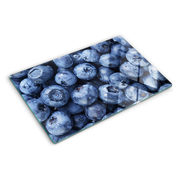 Glas-Schneidebrett mit Motiv Waldbeeren