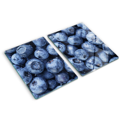 Glas-Schneidebrett mit Motiv Waldbeeren