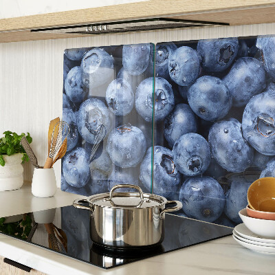 Glas-Schneidebrett mit Motiv Waldbeeren