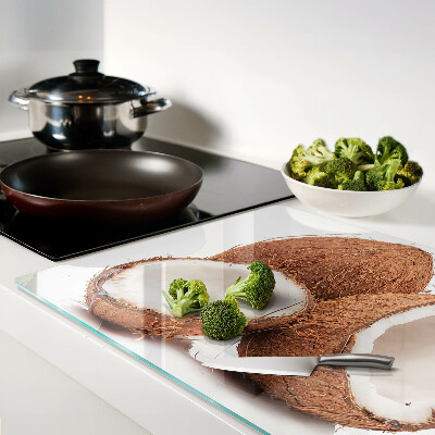 Schneidebrett glas Kokosnussfliegen