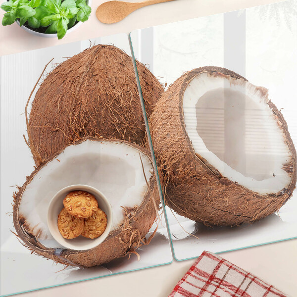 Schneidebrett glas Kokosnussfliegen