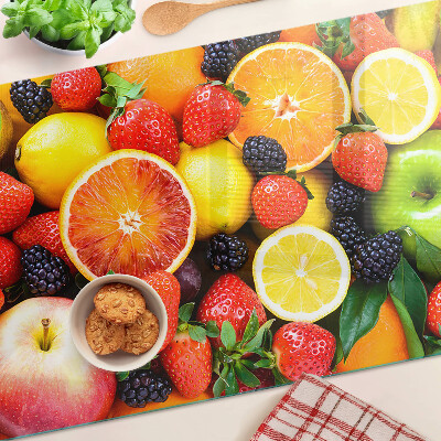 Schneidebrett Tropische Früchte und Beeren