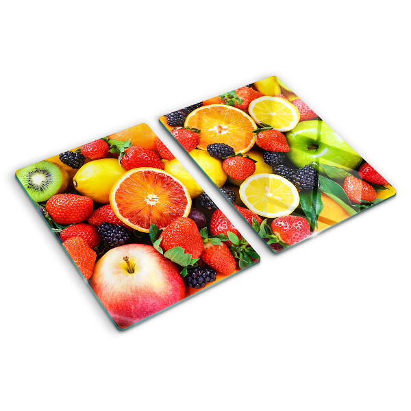 Schneidebrett Tropische Früchte und Beeren