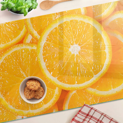 Schneidebrett Orangenscheiben