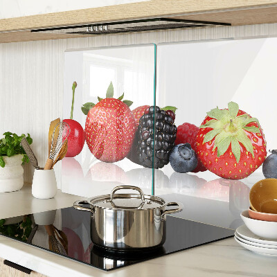 Schneidebrett glas Waldfrüchte