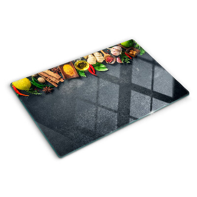 Schneidebrett für Zubereitung von Küchengewürzen und Zutaten