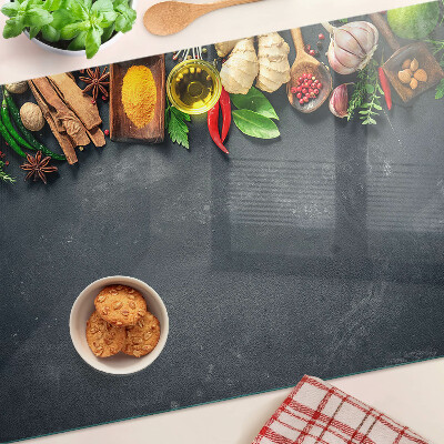 Schneidebrett für Zubereitung von Küchengewürzen und Zutaten