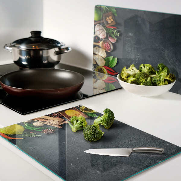 Schneidebrett für Zubereitung von Küchengewürzen und Zutaten