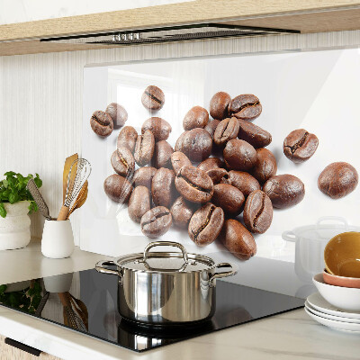 Schneidebrett glas Kaffeebohnen