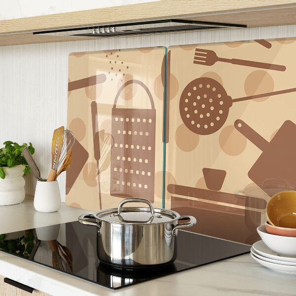 Schneidebrett im Retro-Stil gestaltet, geeignet als Küchenaccessoire