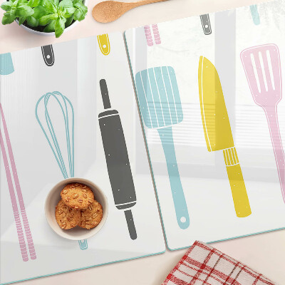 Schneidebrett in Pastellfarben für die Küche