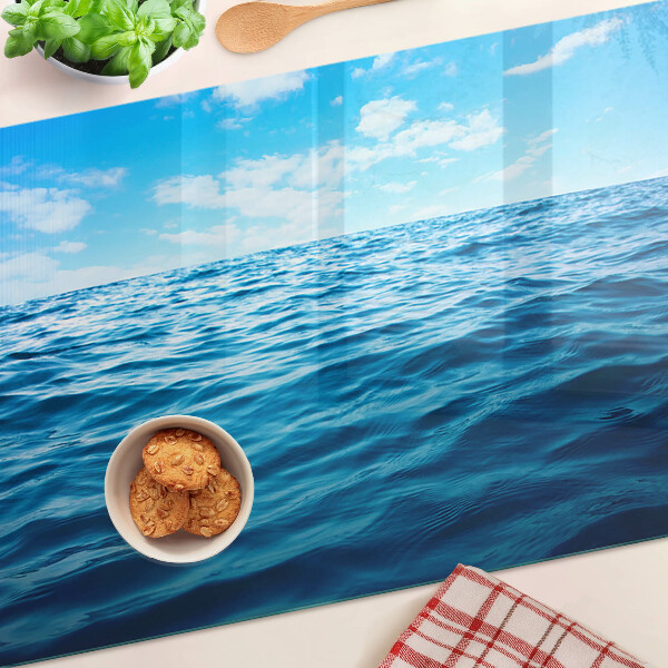 Schneidebrett mit Motiv ‚Meer und Himmel‘