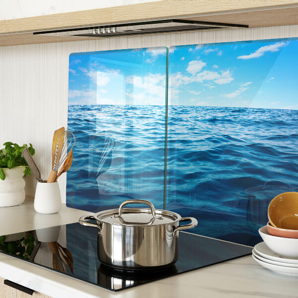 Schneidebrett mit Motiv ‚Meer und Himmel‘