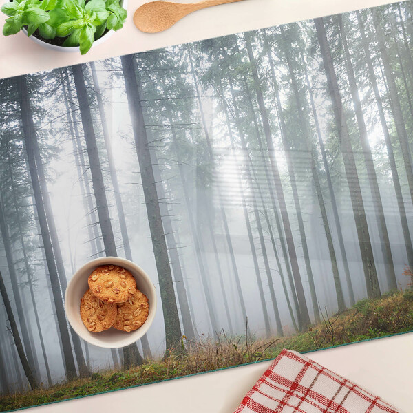 Glas schneidebrett Nebelwald