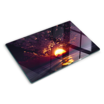 Schneidebrett mit Motiv 