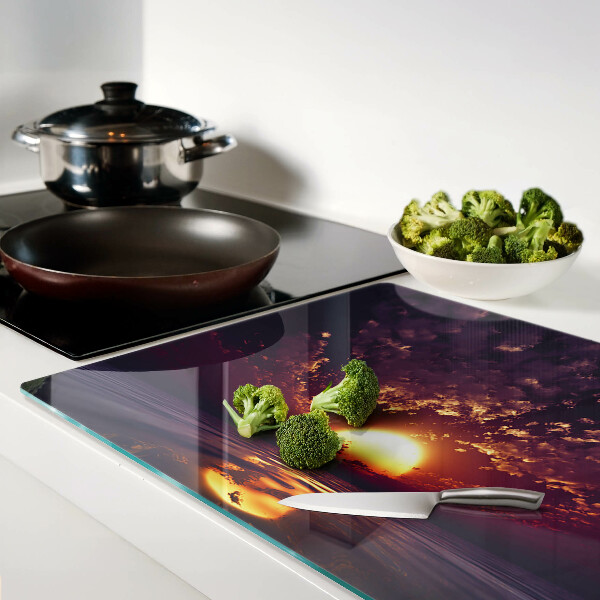 Schneidebrett mit Motiv 