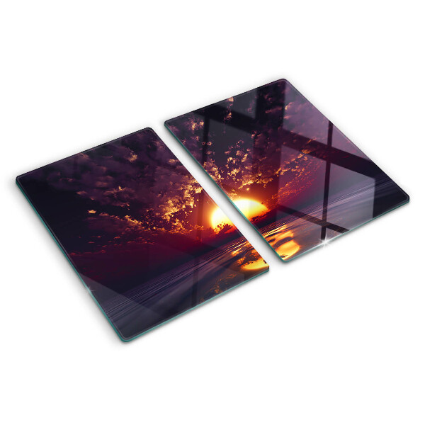 Schneidebrett mit Motiv 