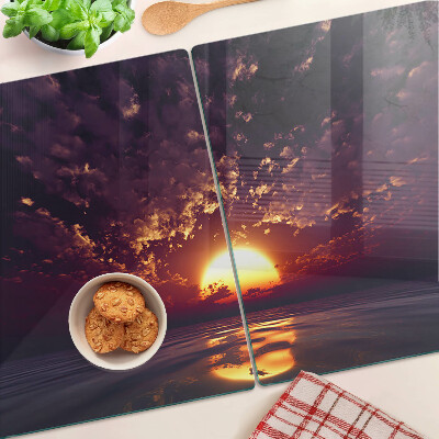 Schneidebrett mit Motiv 