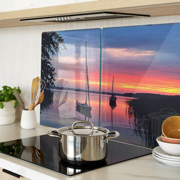 Schneidebrett Glas mit Motiv 