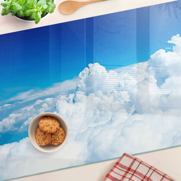 Schneidebrett Himmel mit Wolken