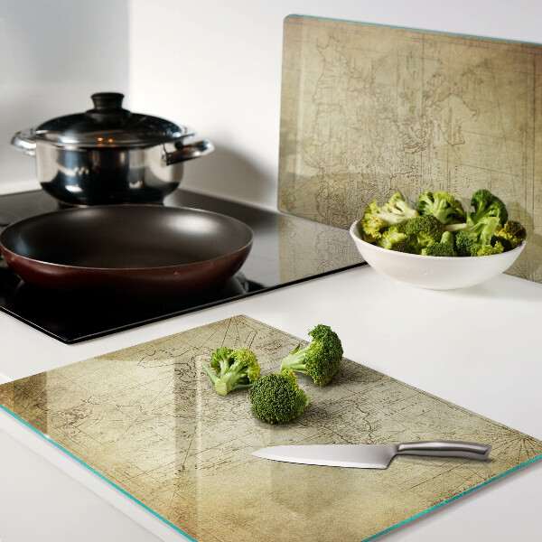 Schneidebrett Karte der alten Welt